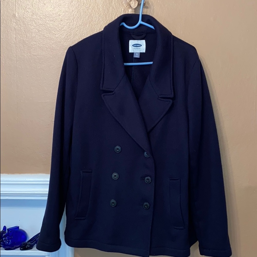 Old Navy Dark Blue Women's Pea Coat